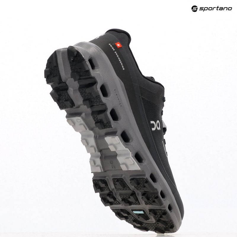 Dámska bežecká obuv On Cloudvista 2 Waterproof black/eclipse 9