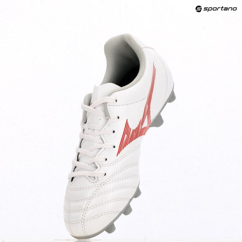 Detské kopačky Mizuno Monarcida Neo III Select Jr MD white/radiant red 9