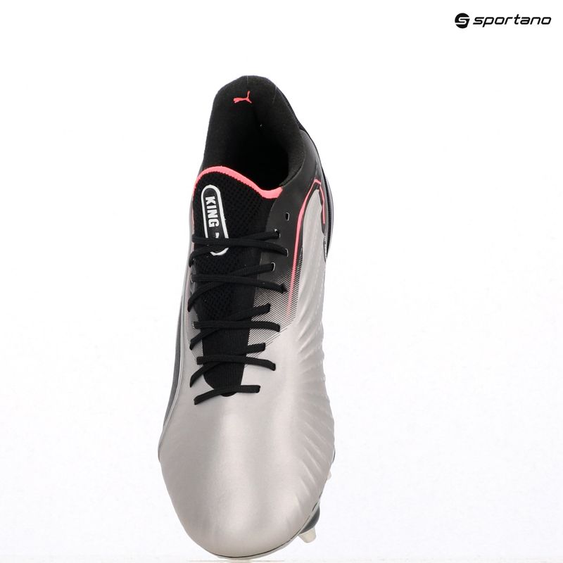 Pánske kopačky  PUMA King Ultimate MxSG puma silver/puma black/sun struck/puma white 9