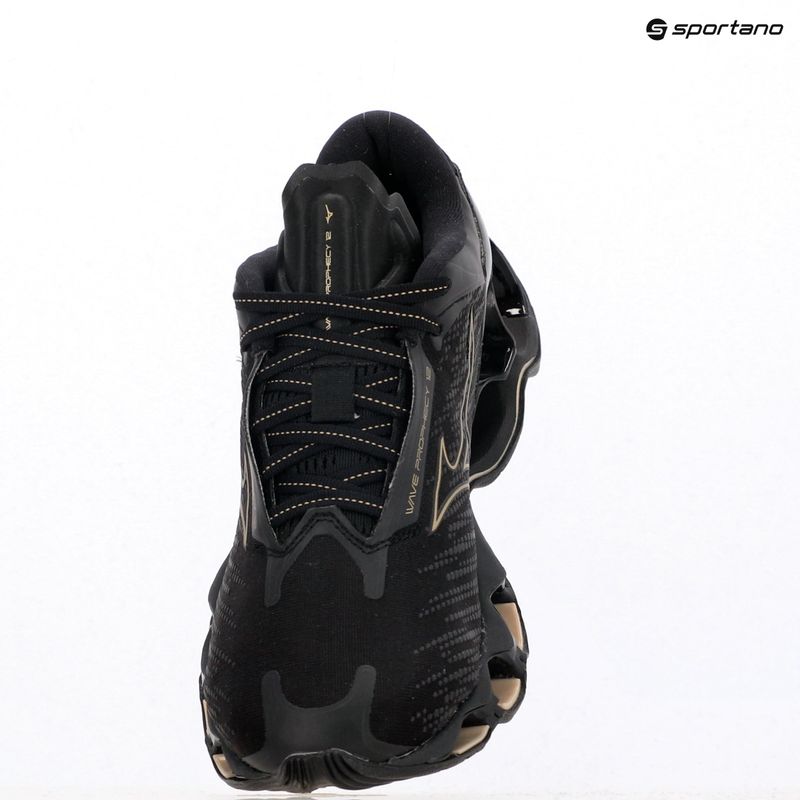 Dámske bežecké topánky Mizuno Wave Prophecy 12 black/ge gold 9
