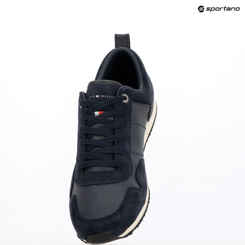Pánske topánky Tommy Hilfiger Iconic Leather Suede Mix Runner midnight 9