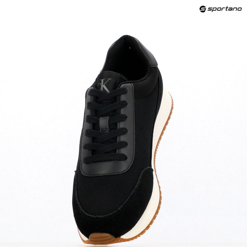 Dámske topánky Calvin Klein YW0YW01888 Retro Runner Low Laceup Canvas black/bright white 9