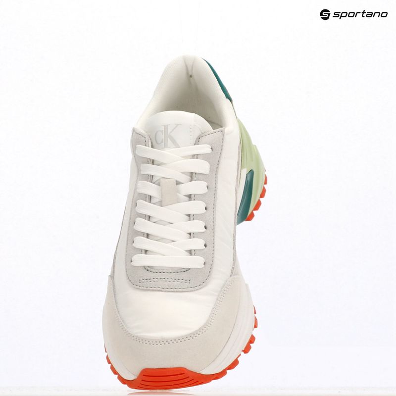 Dámske topánky Calvin Klein YW0YW01852 Hike Runner Mg Nylon Mix bright white/oyster mushwroom 9