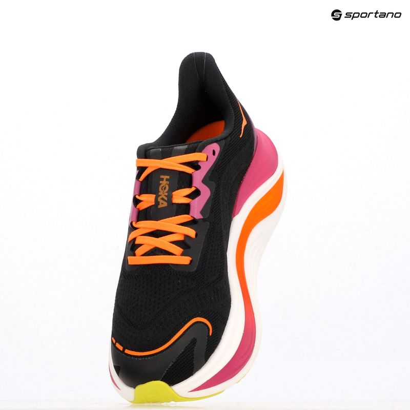 Pánske bežecké topánky  HOKA Skyward X black/electric aqua 9