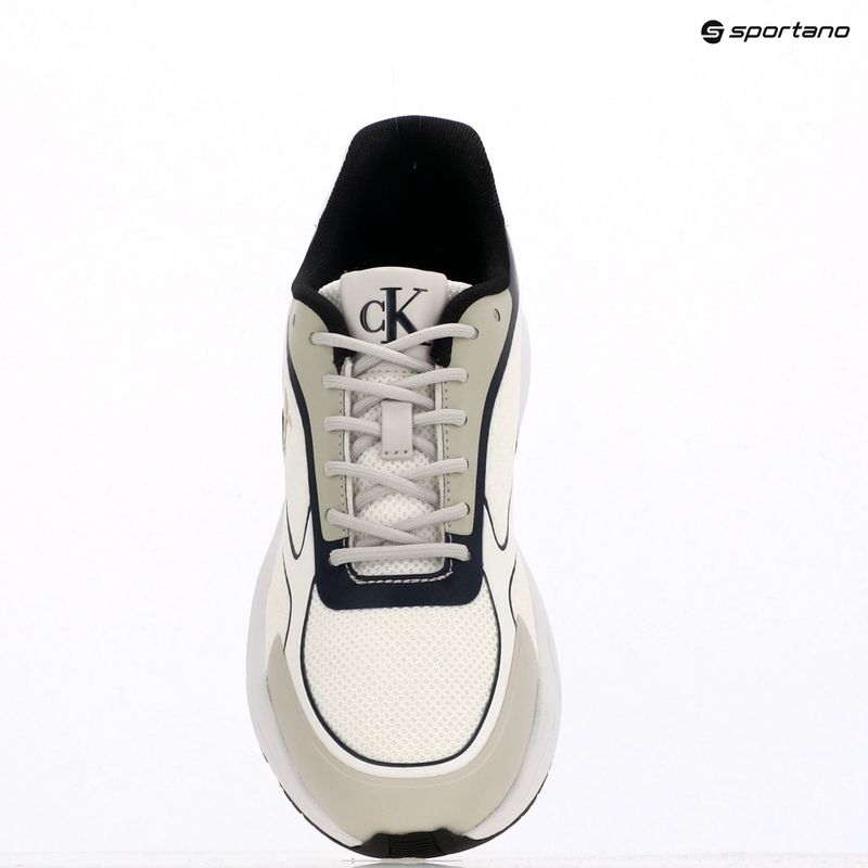 Dámske topánky Calvin Klein YW0YW01887 Retro Tennis Knit Mg bright white/silver bich/navy 9