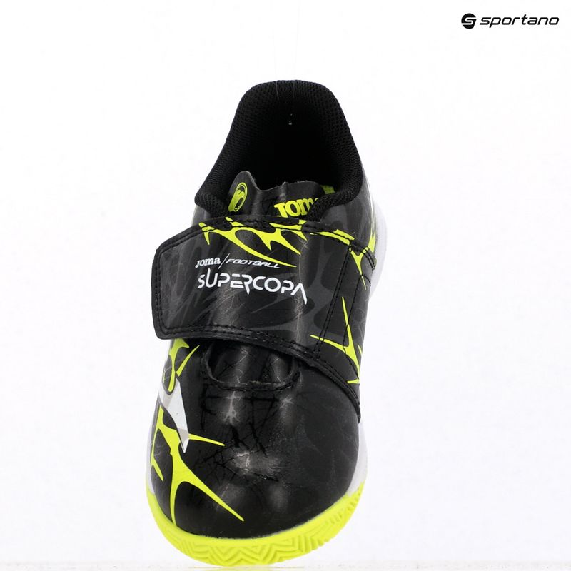 Detské kopačky Joma Super Copa Jr IN black/fuor yellow 9