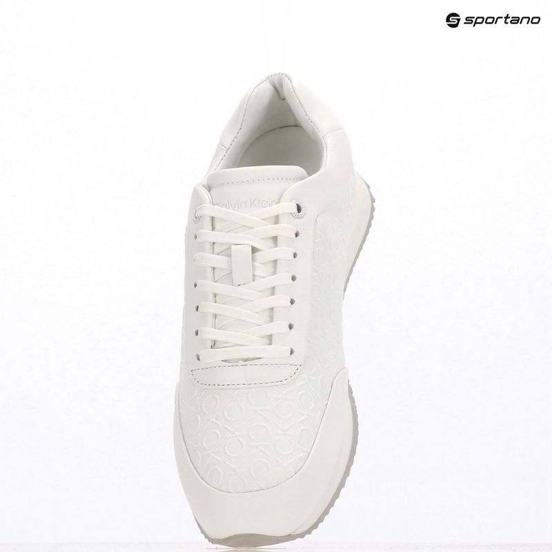 Dámske topánky Calvin Klein HW0HW02574 Runner Lace Up Mono Pu Triple Bright White 9