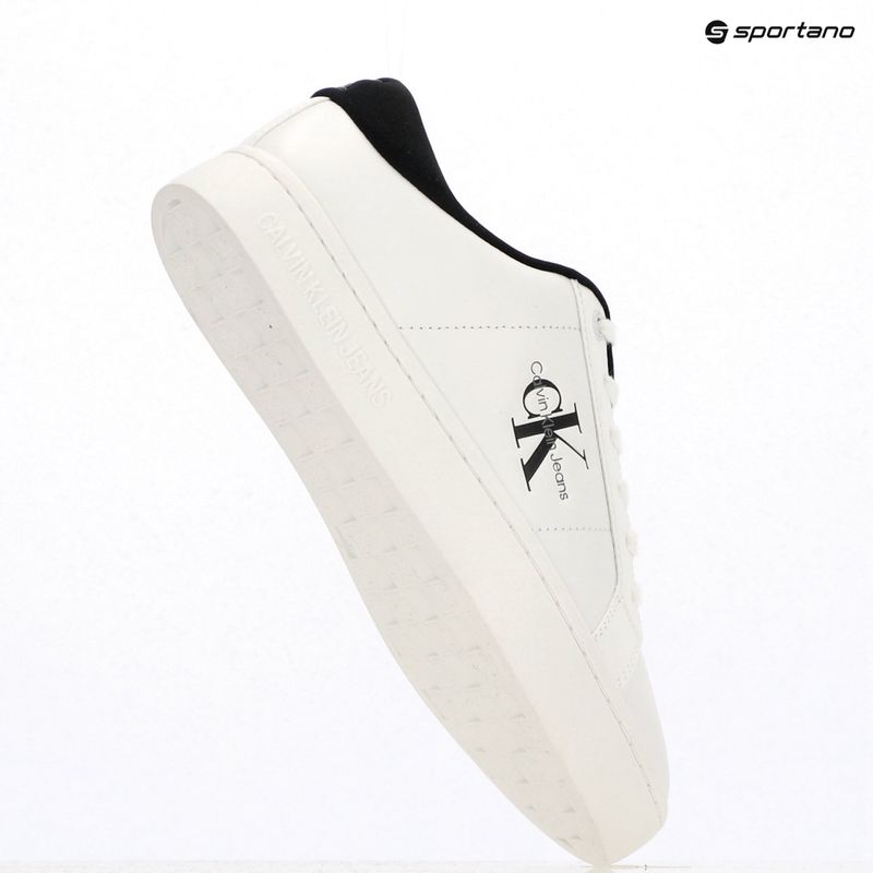 Dámske topánky Calvin Klein YW0YW01444 Classic Cupsole Lowlaceup Lth Wn bright white/black 9