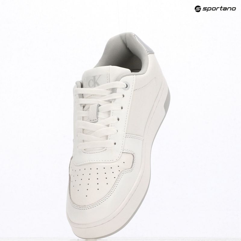 Dámske topánky Calvin Klein YW0YW01765 Basket Cupsole Low Mg bright white/silver 9
