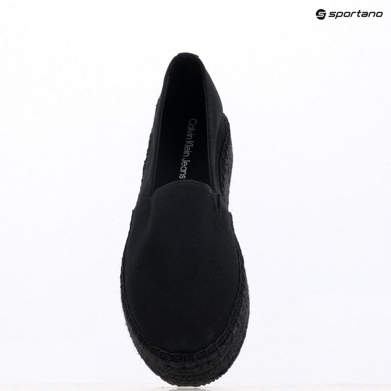 Dámske topánky Calvin Klein Flatform Espadrille Mg/Hdw triple black 9
