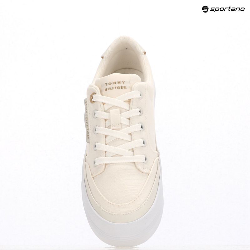 Dámske tenisky Tommy Hilfiger Essential Vulc Textile YBL ecru 9