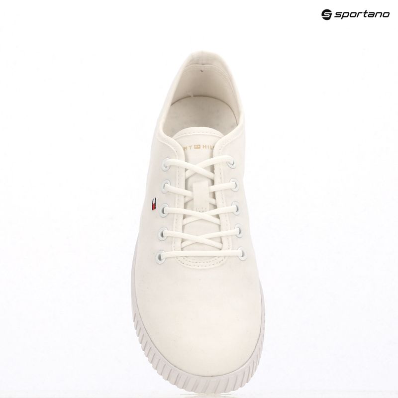 Dámske tenisky Tommy Hilfiger Canvas Lace Up white 9