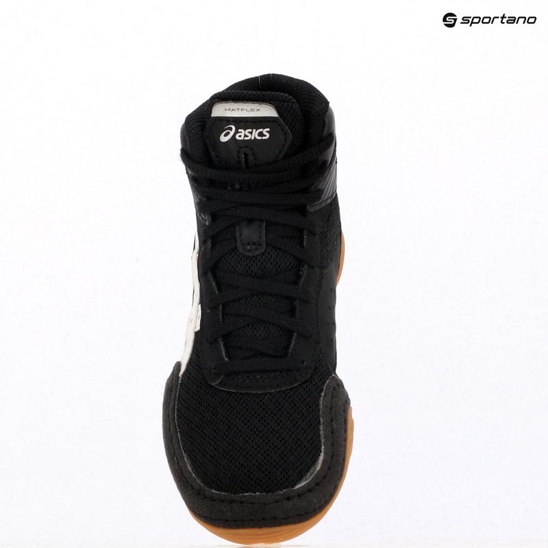 Detské zápasnícke topánky ASICS Matflex 7 GS black/white 15