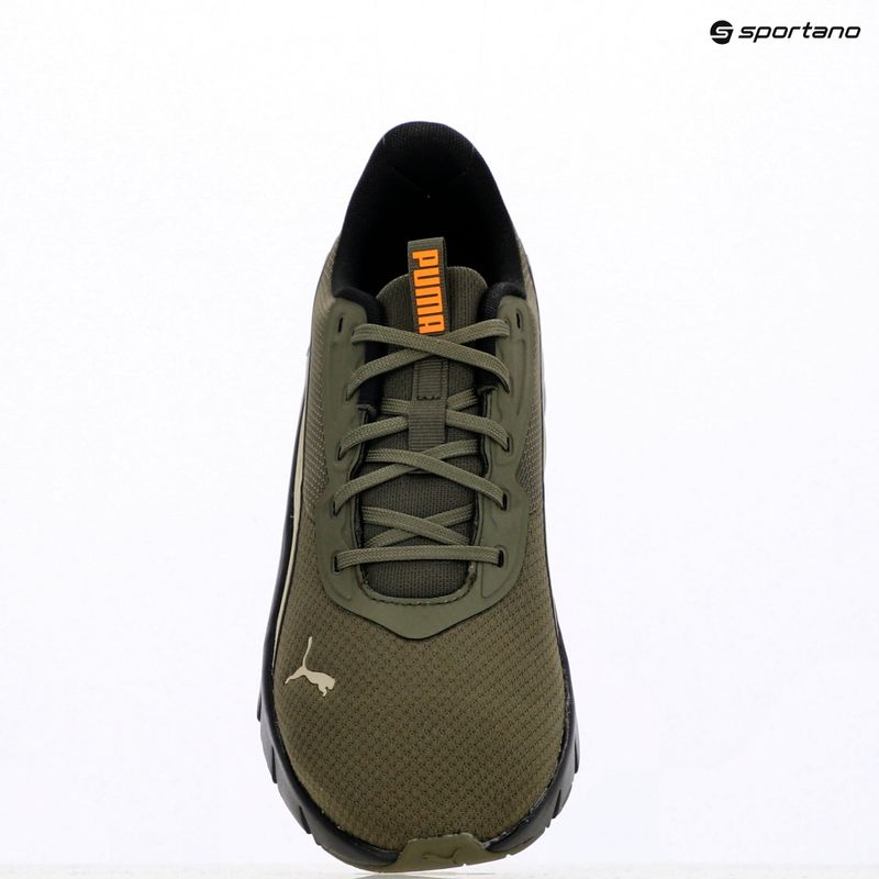 PUMA Flexfocus Lite Modern Woven bežecká obuv loden green/desert dust 3