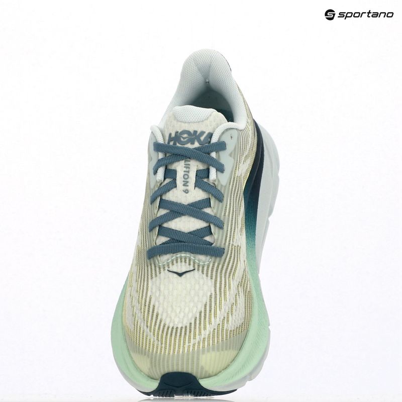 Detská bežecká obuv HOKA Clifton 9 droplet/blue twilight 10