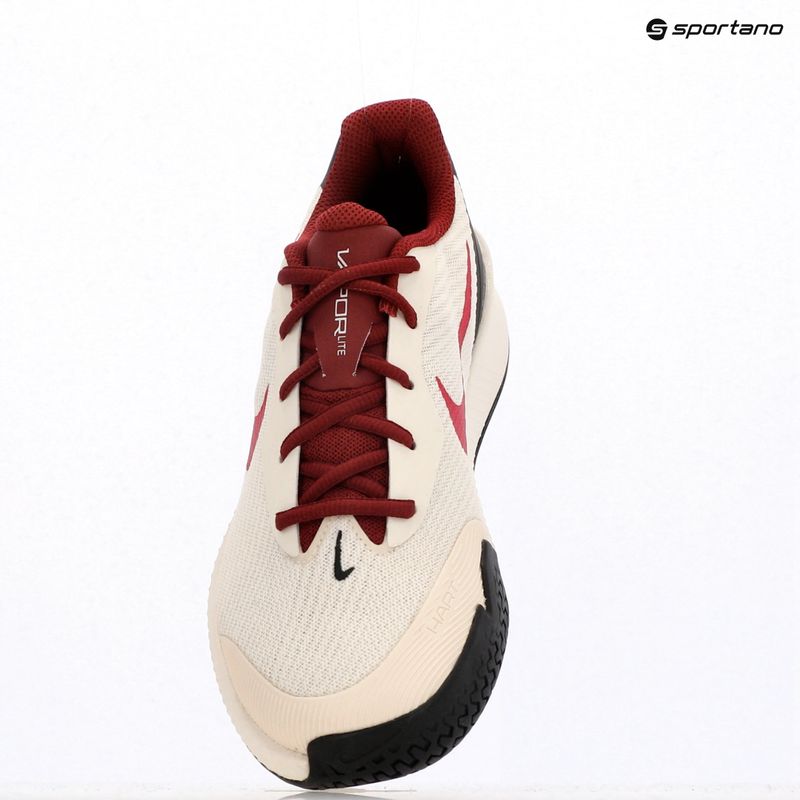 Dámske tenisové topánky Nike Vapor Lite 3 pale ivory / rush pink / sail / team red 9