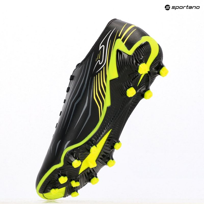 Pánske kopačky Joma Propulsion FG black/fluor yellow 9