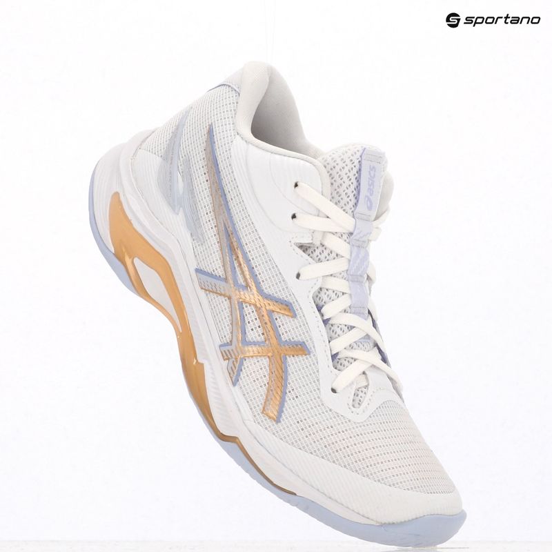 Dámske volejbalové topánky ASICS Netburner Ballistic FF 4 white/champagne 9
