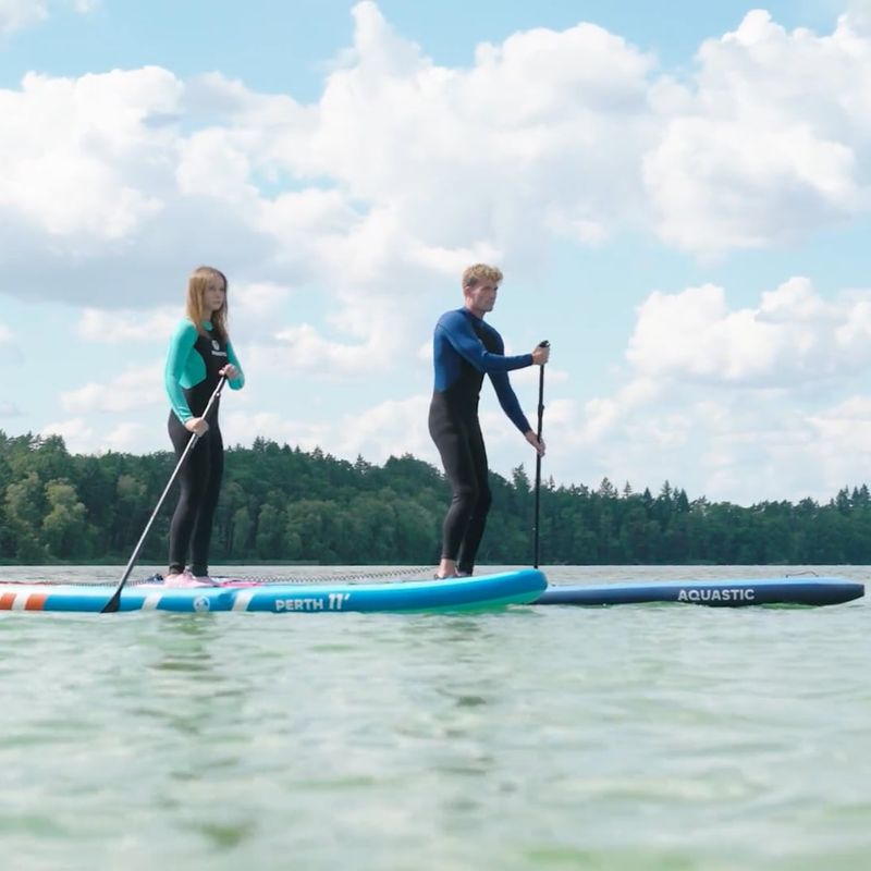 Súprava doska SUP nafukovacia AQUASTIC Touring 11'6" purple 25