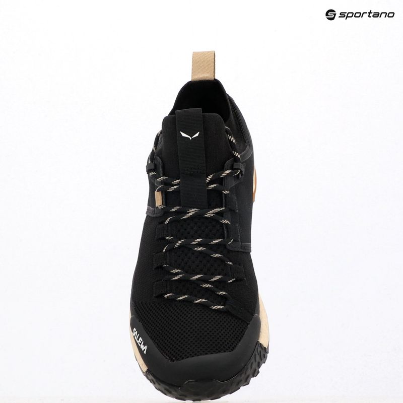 Pánske trekové topánky Salewa Puez 2 Knit Powertex black/black 13