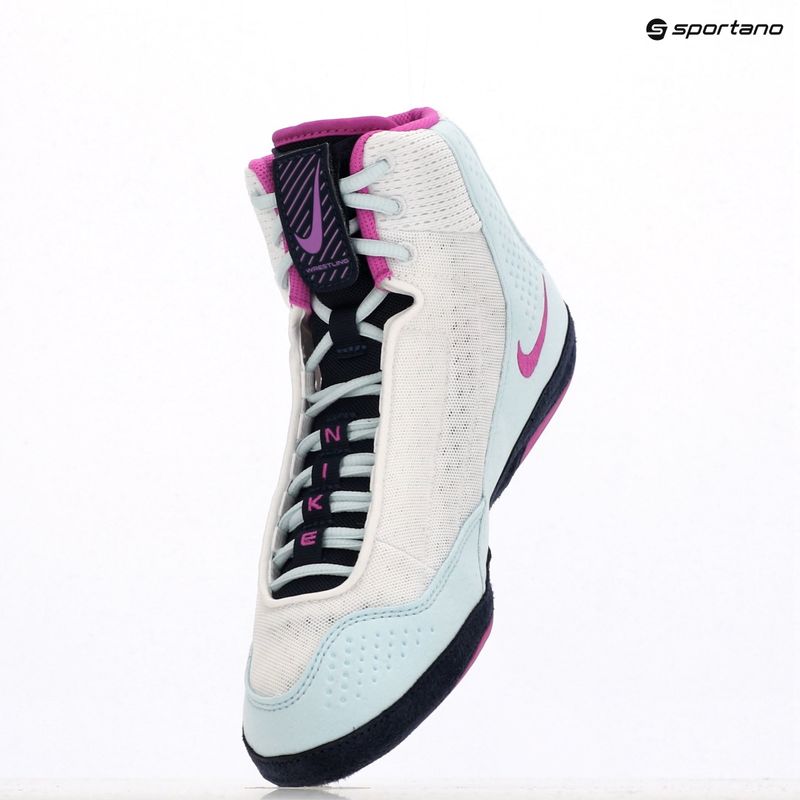 Zápasnícka obuv Nike Inflict 4 white/hyper violet/glacier blue/obsidian 9