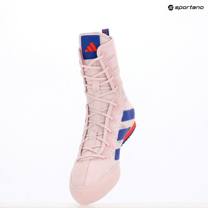 Boxerské topánky adidas Box Hog 4 almost pink/lucid blue/impact orange 20