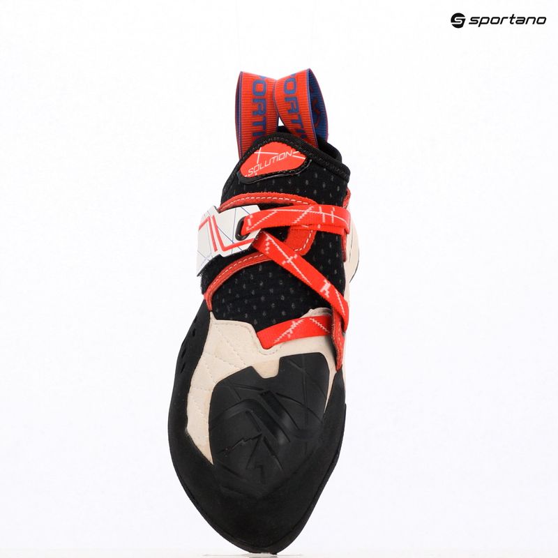 Dámska lezecká obuv La Sportiva Solution white/lily orange 9