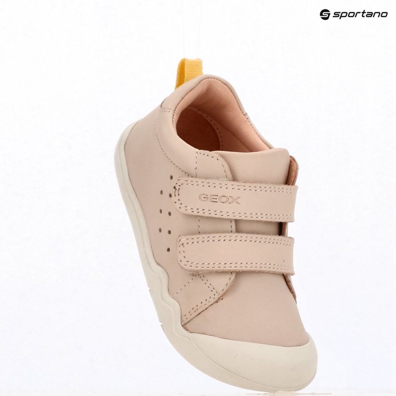 Detské barefoot topánky Geox Steppieup light ivory 17