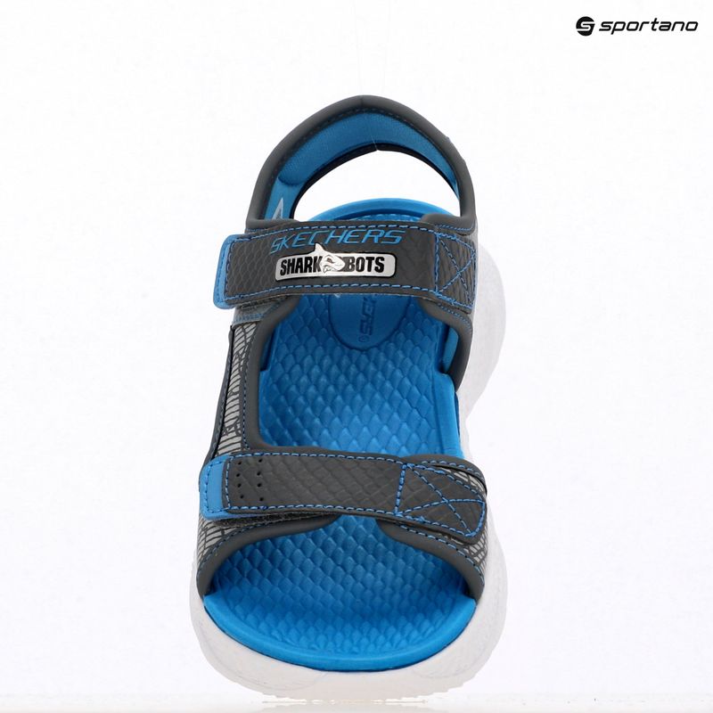 Detské sandále SKECHERS S-Lights Creature Splash charcoal/blue 12