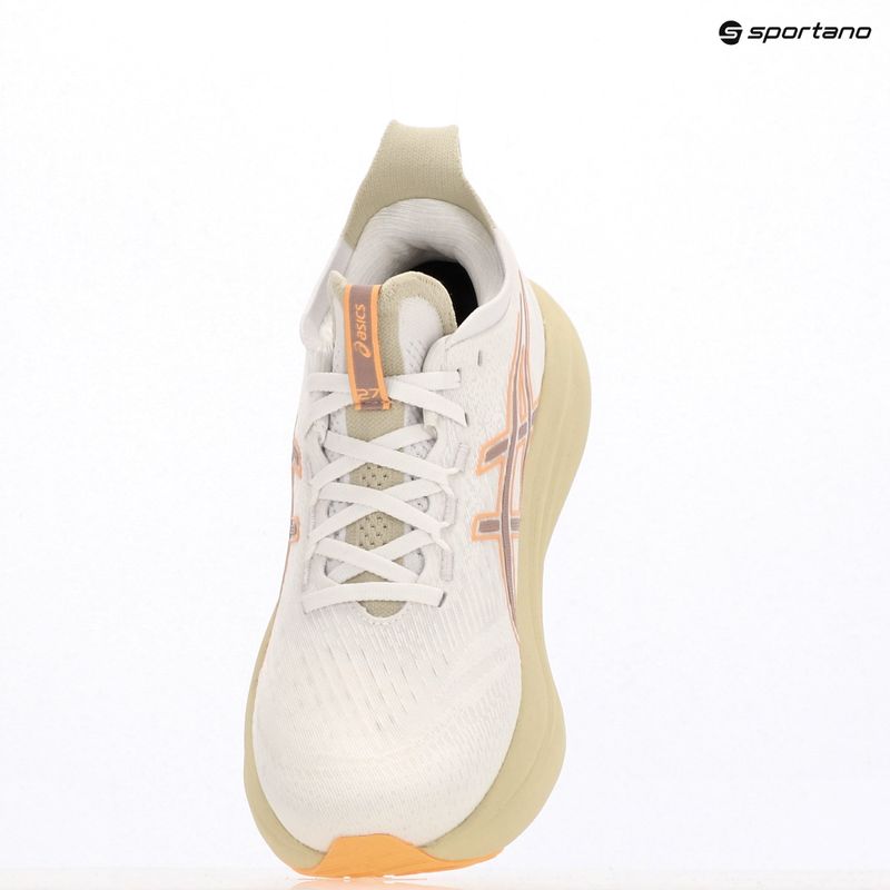 Pánske bežecké topánky ASICS Gel-Nimbus 27 white/fawn 17