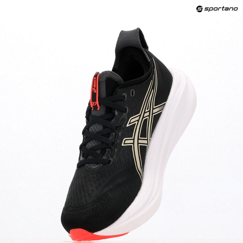 Pánske bežecké topánky ASICS Gel-Nimbus 27 black/khaki 9