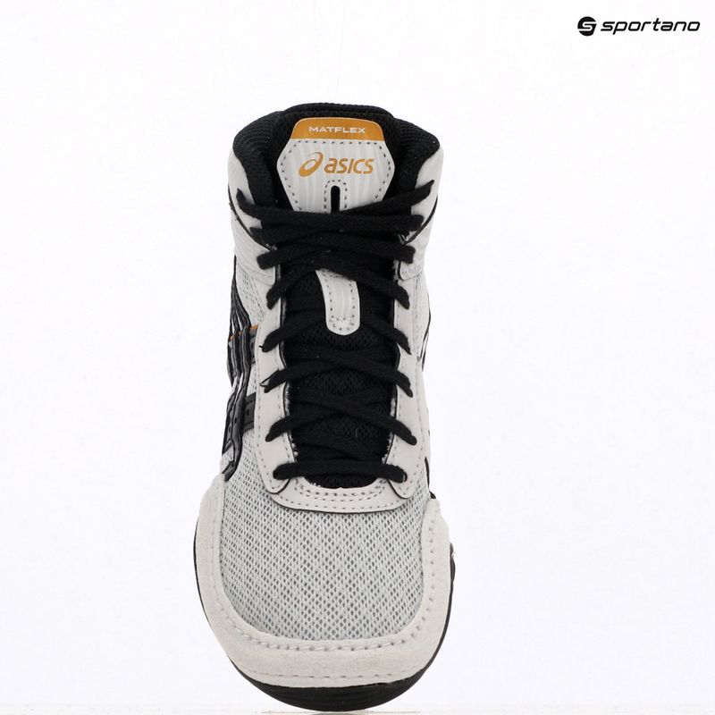 Detské zápasnické topánky ASICS Matflex 7 GS concrete/black 10