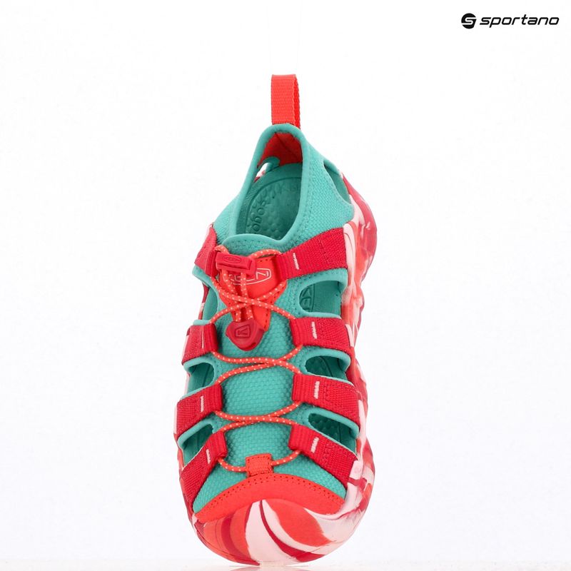 Detské sandále KEEN Hyperport H2 raspberry/pool blue 9