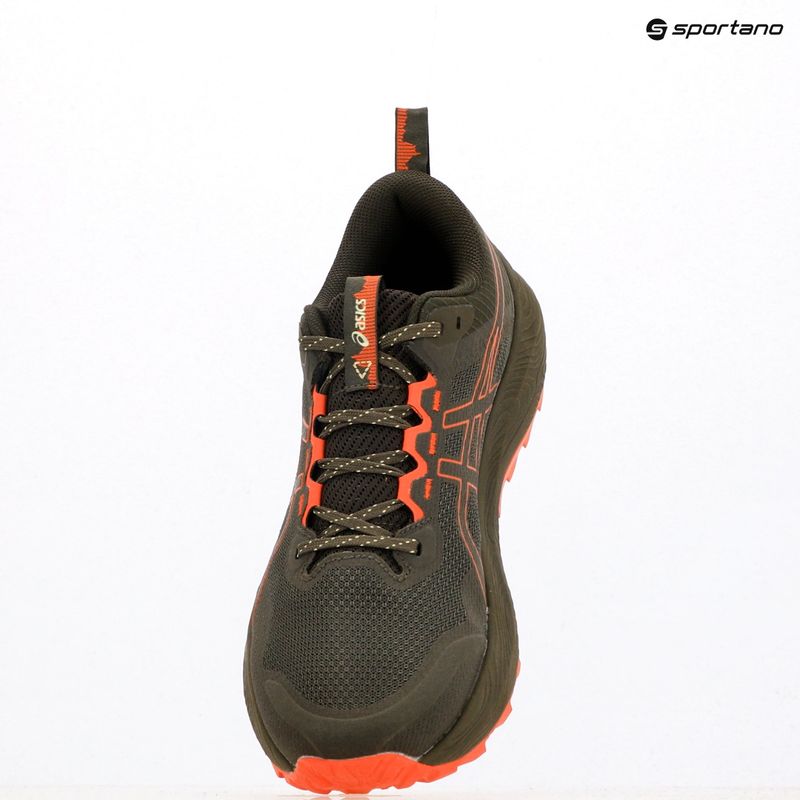 Pánske bežecké topánky ASICS Trabuco Terra 3 brown stone/spicy red 17