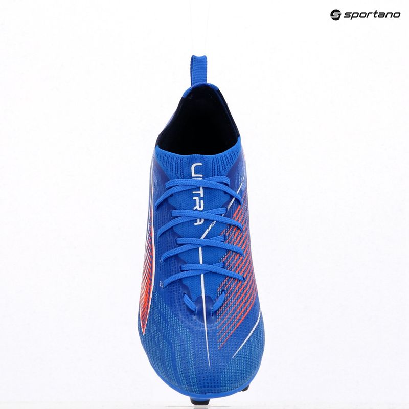 PUMA Ultra 6 Pro FG/AG Jr detské kopačky ultra blue/puma white/glowing red 9
