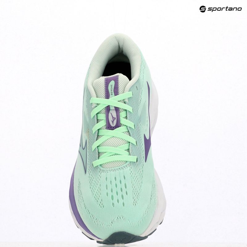 Dámske bežecké topánky Mizuno Wave Serene neo mint/paisley purple/citadel 9