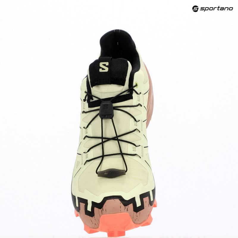 Dámske bežecké topánky Salomon Speedcross 6 GTX lime cream/mahogany rose/black 12