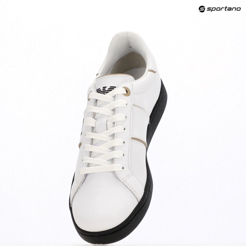 Topánky EA7 Emporio Armani Classic Logo white/gold/black 12