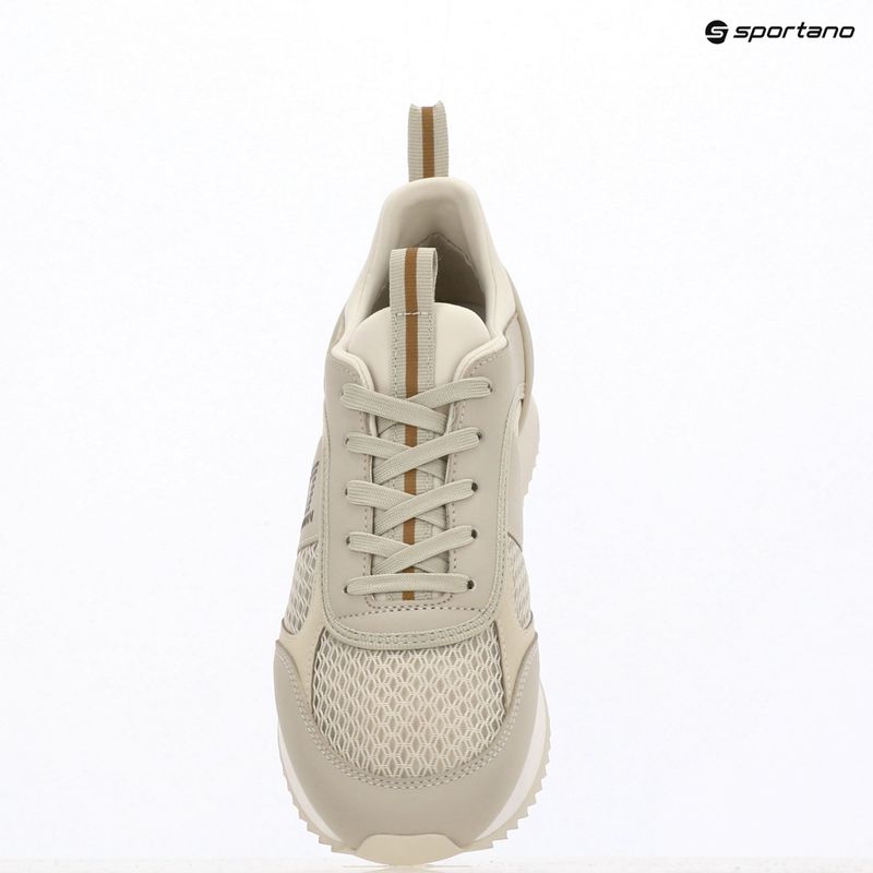 Topánky EA7 Emporio Armani Black & White Laces silver birch/gold 12