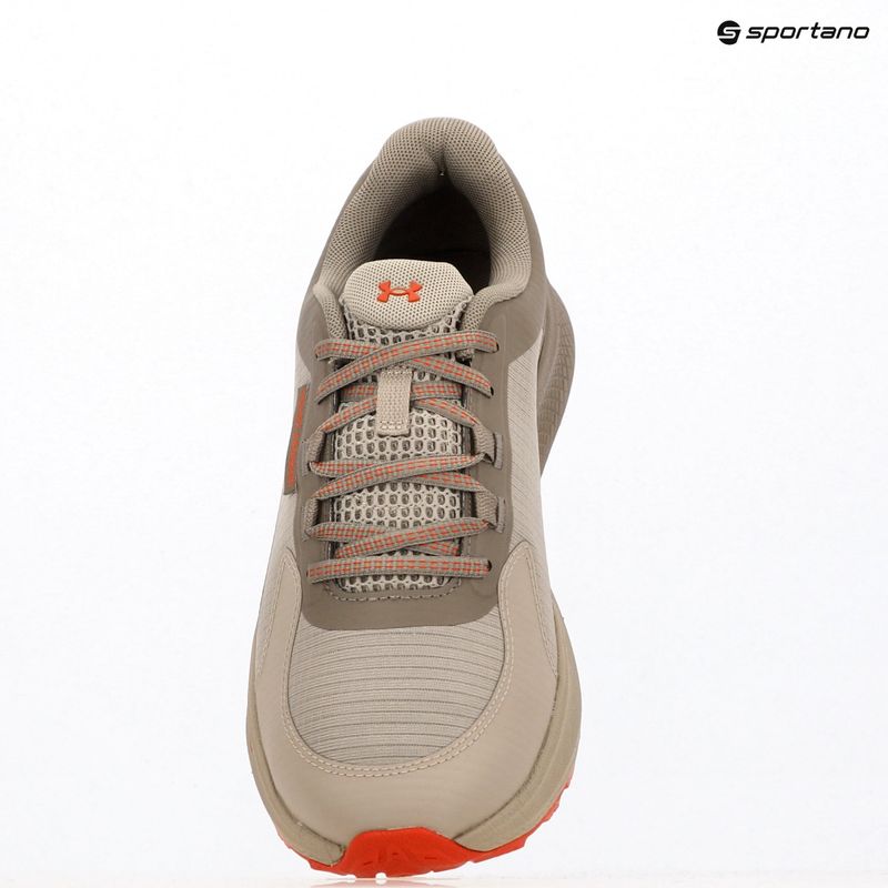 Pánske bežecké topánky Under Armour Charged Bandit Trail 3 timberwolf taupe/taupe dusk/surplus orange 9