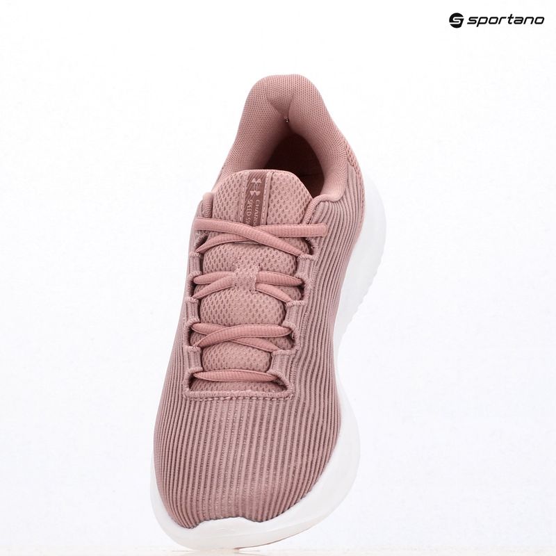 Dámske bežecké topánky Under Armour Charged Speed Swift tourmaline pink/maroon mist/maroon mist 9