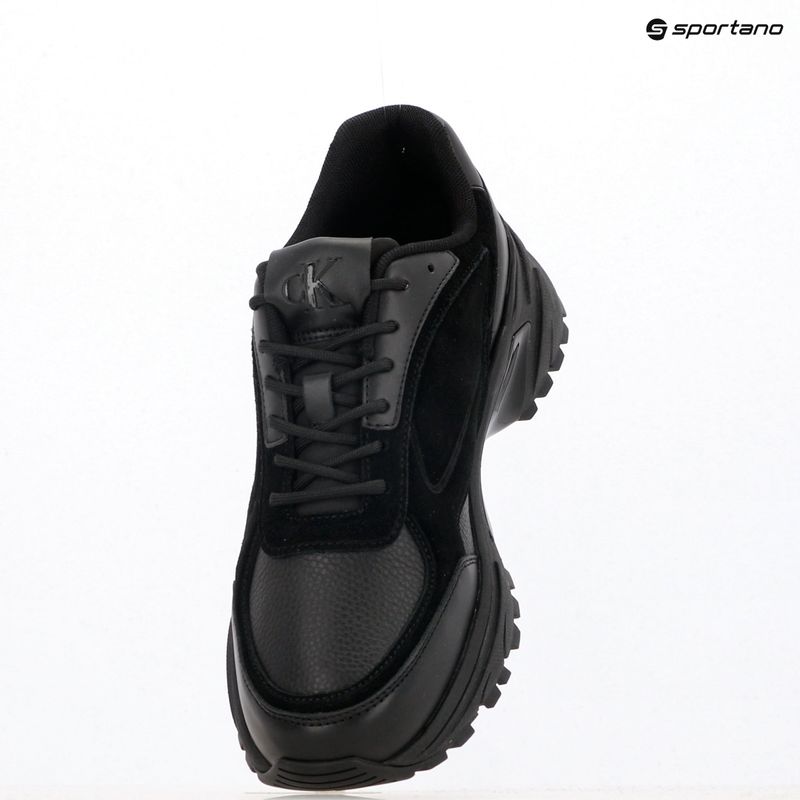 Pánske topánky Calvin Klein YM0YM01289 Hike Runner HF Leather Mix triple black 9