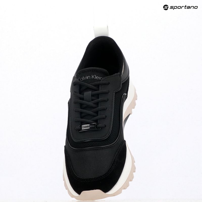 Dámske topánky Calvin Klein HW0HW02487 Runner Lace Up Mesh MIX black/bright white 9