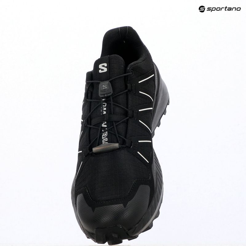 Pánske bežecké topánky Salomon Speedcross Peak black/black/glacier gray 10
