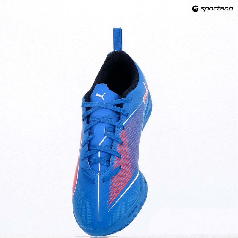 PUMA Ultra 6 Play It Jr detské kopačky ultra blue/puma white/glowing red 9