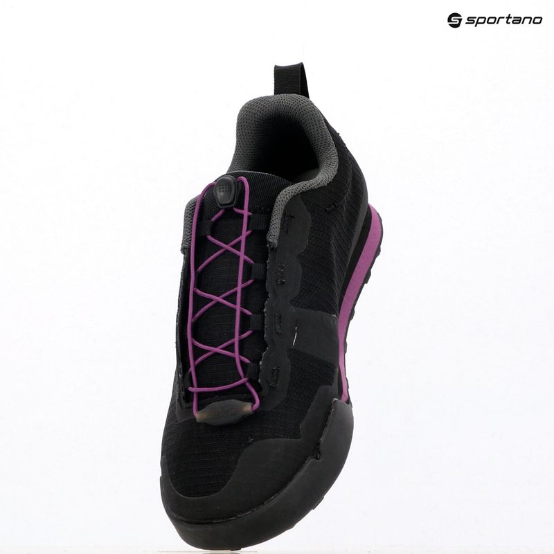 Dámska cyklistická obuv Giro Tracker Fastlace black/throwback purple 13