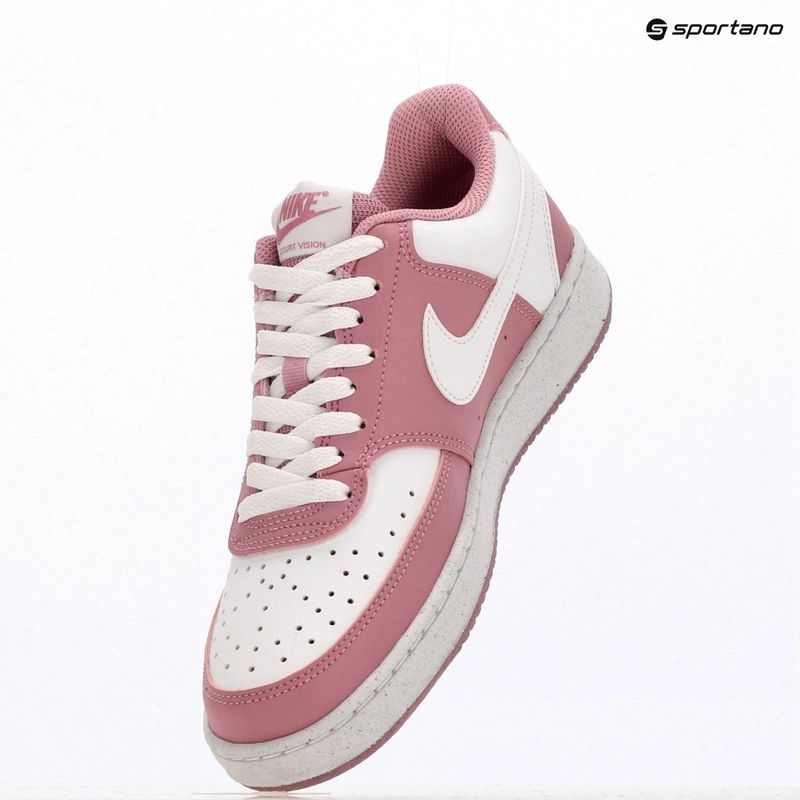 Dámske topánky Nike Court Vision Low Next Nature elemental pink/white 13