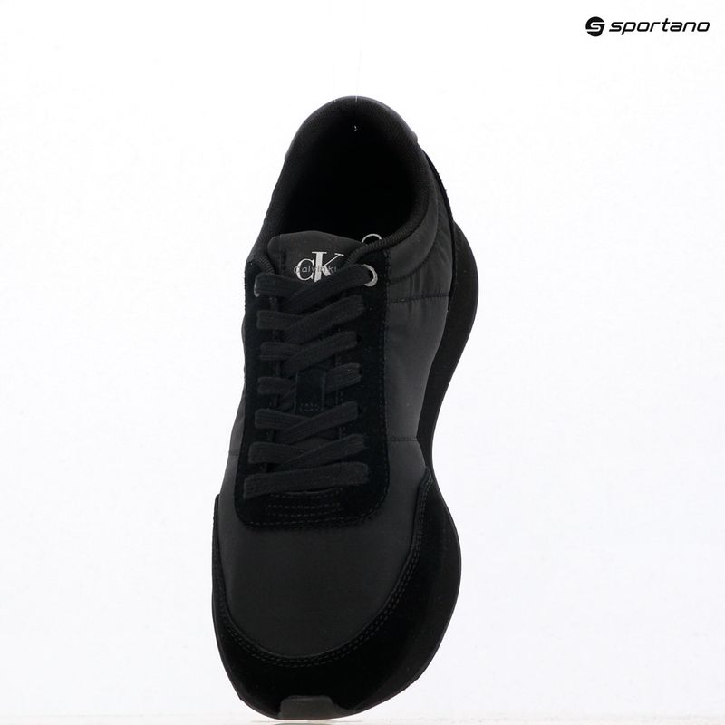 Pánske topánky Calvin Klein YM0YM01361 Retro Runner Essential MIX MAT triple black 9