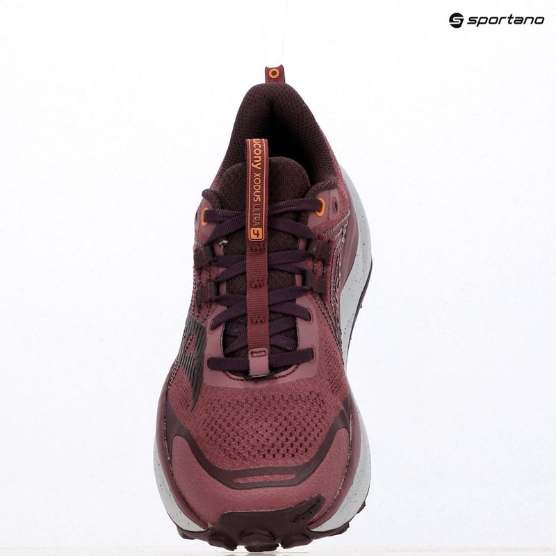 Dámske bežecké topánky Saucony Xodus Ultra 4 terracotta/wine 16