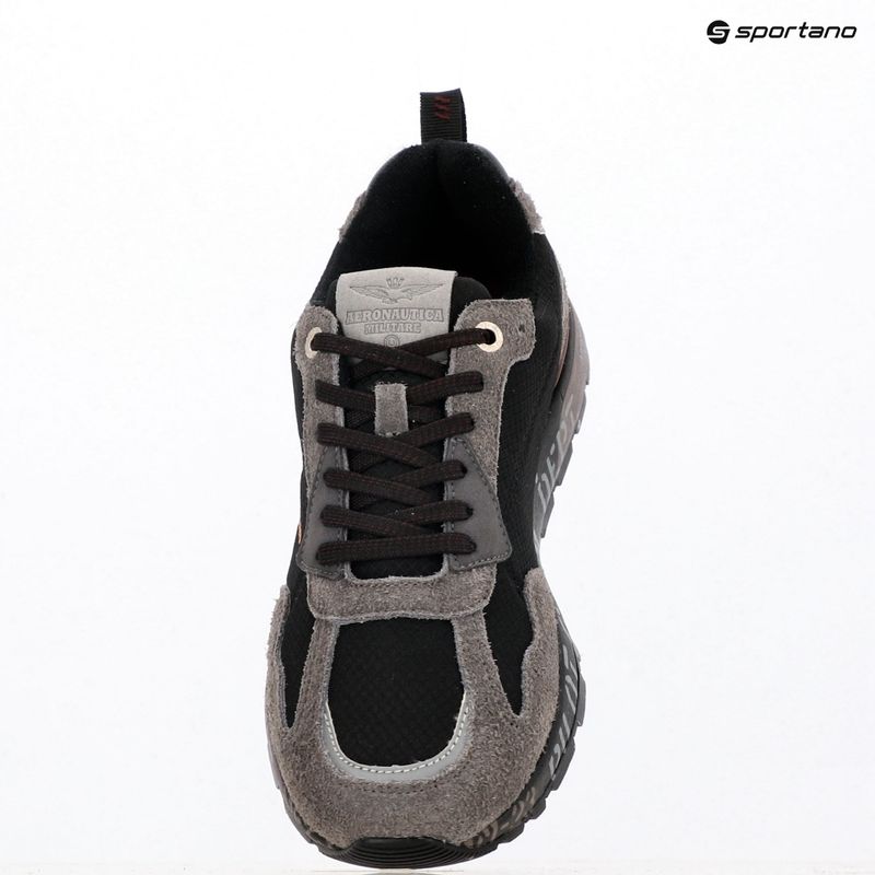 Pánske topánky Aeronautica Militare 252SC0276UCT03546 jet black 9